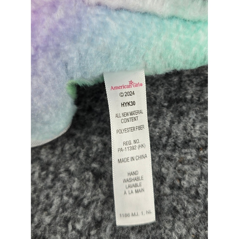 American Girl Crisella WellieWishers Dragon Plush Multicolor Tutu Wings Pastel - Picture 6 of 10